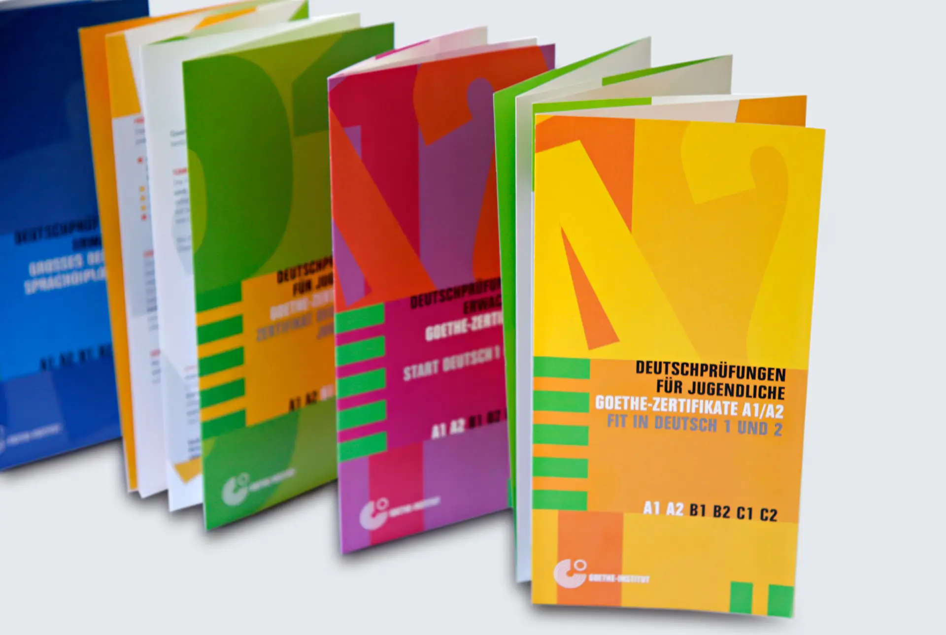 Informationsleporellos Deutschprüfungen A1 bis C2 Goethe-Institut Zentrale München