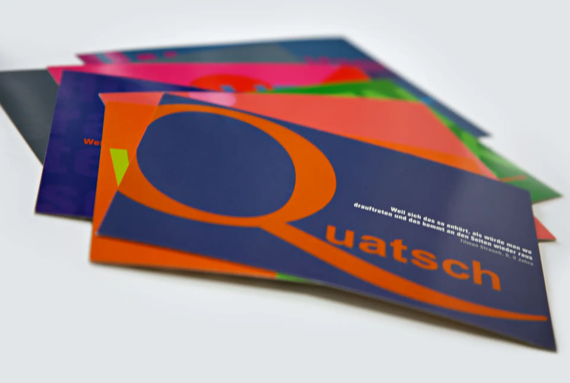Karten "das schönste deutsche Wort" Goethe-Institut Zentrale München