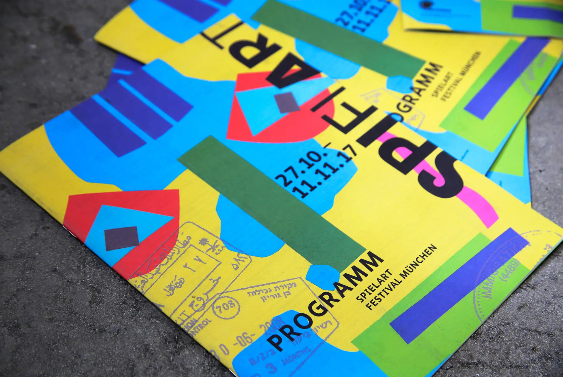 Cover Programm Magazin spielart 2017 theaterfestival München