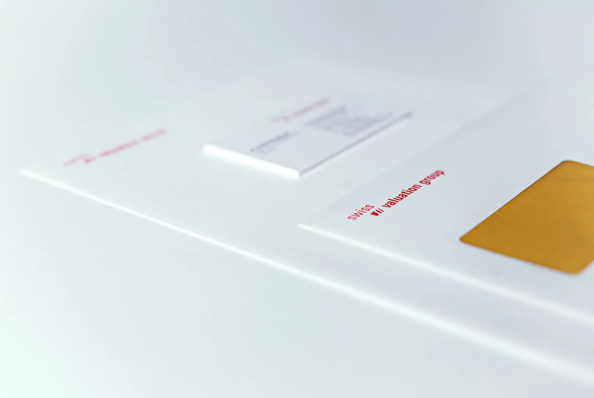 Geschäftspapiere Wortmarke Swiss Valuation Group