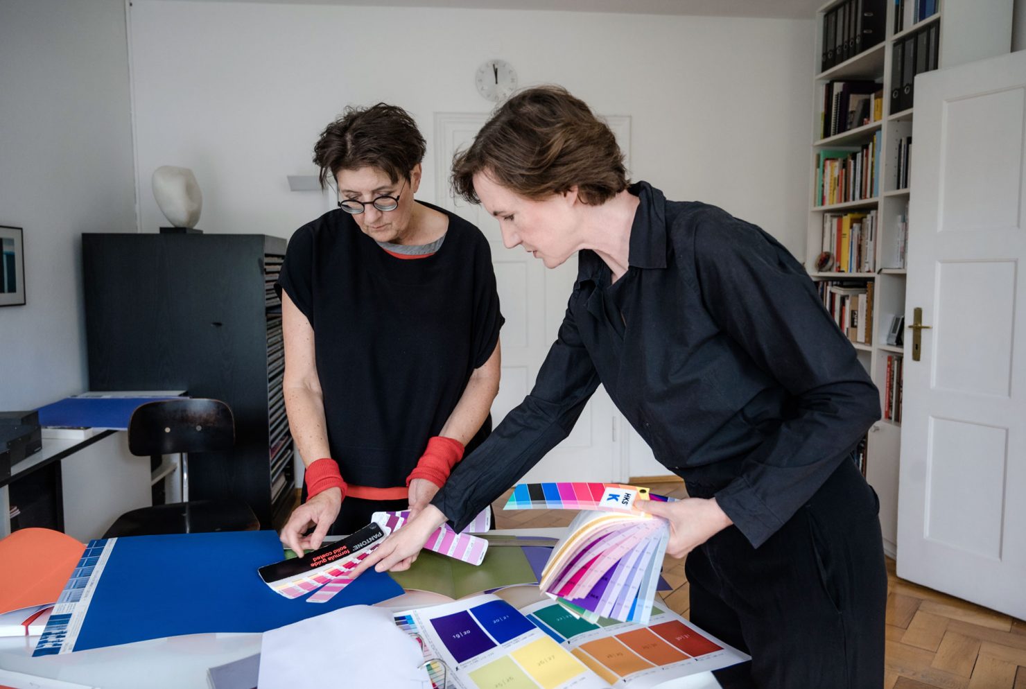 Impression Innenräume Einblick Farben definieren Gestaltungsbüro Hersberger München Bogenhausen Catherine Hersberger Sabine Specht