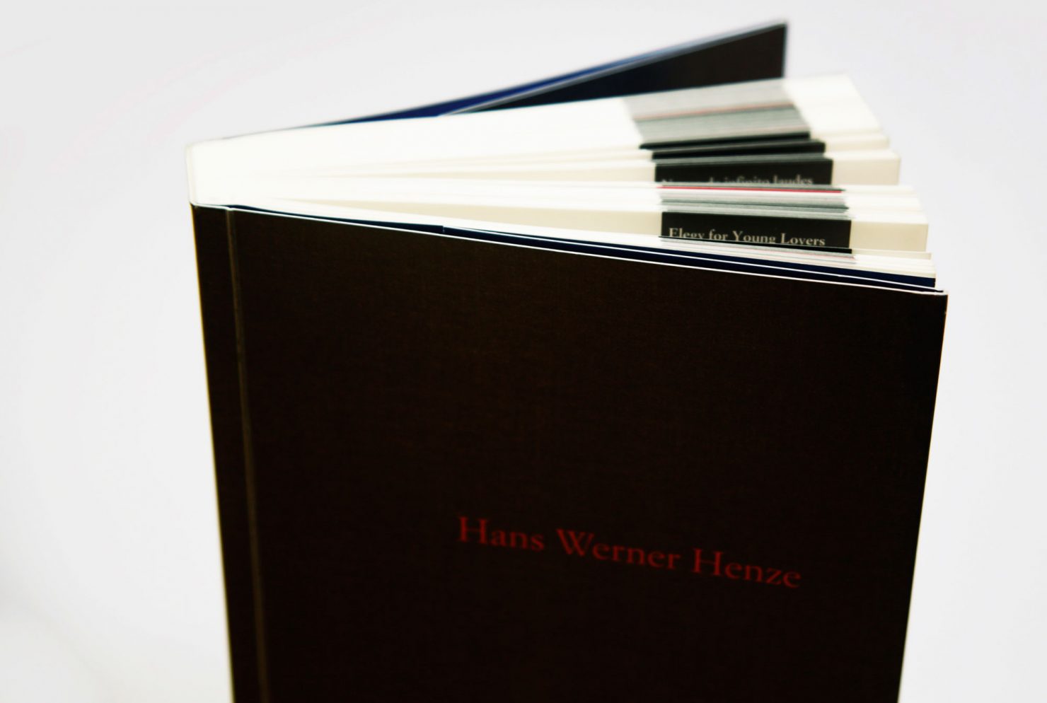 Buch Werkverzeichnis Hans Werner Henze im Schott-Verlag Mainz